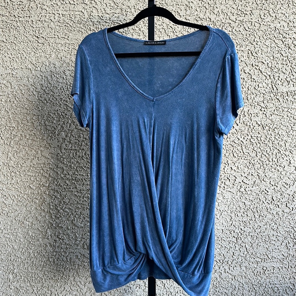 Harlow & Graham Twist Front T-Shirt